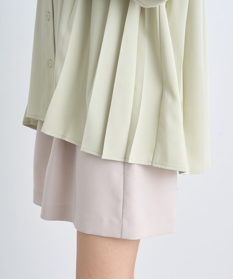 earth music&ecology「バックプリーツブラウス」|シャツ・ブラウス|