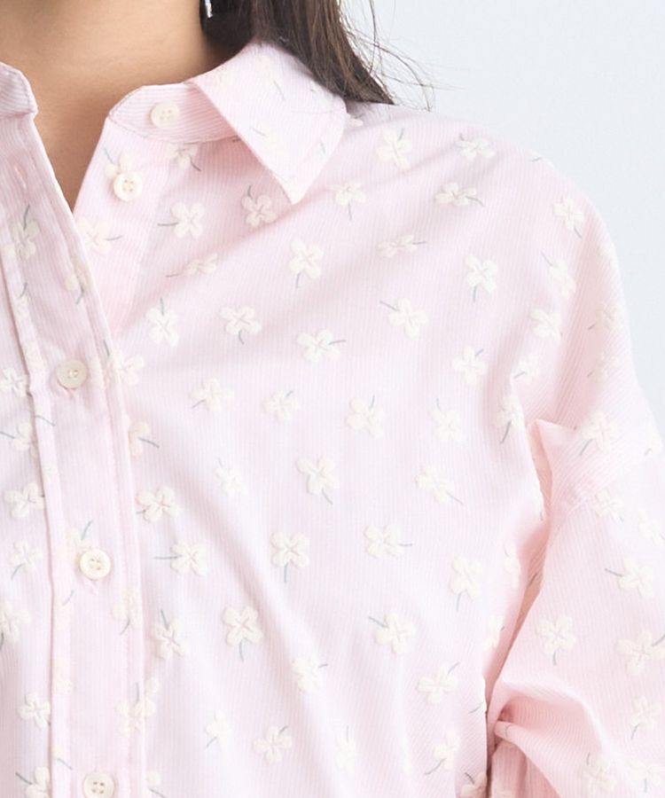 earth music&ecology「フラワーラバープリントシャツ」|シャツ・ブラウス|