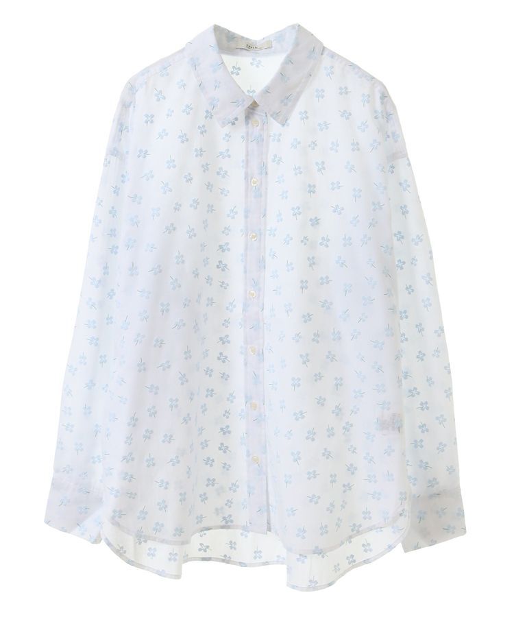 earth music&ecology「フラワーラバープリントシャツ」|シャツ・ブラウス|