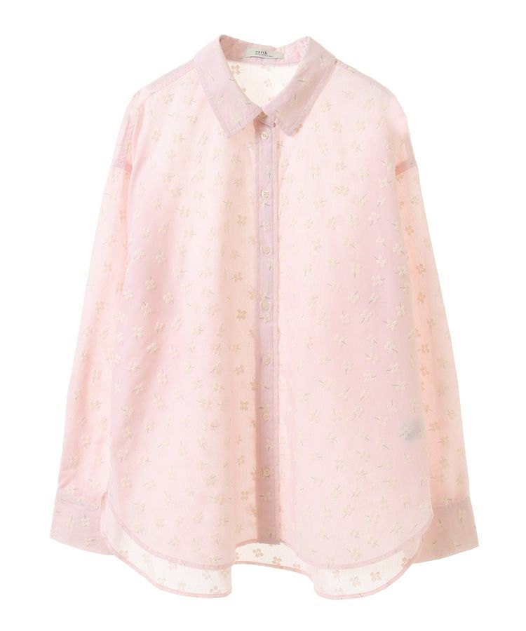 earth music&ecology「フラワーラバープリントシャツ」|シャツ・ブラウス|