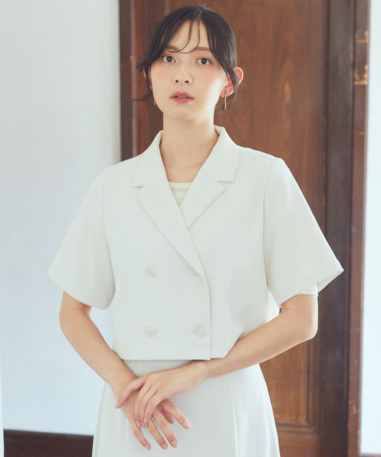earth music&ecology「ショートテーラードジャケット」|テーラードジャケット|
