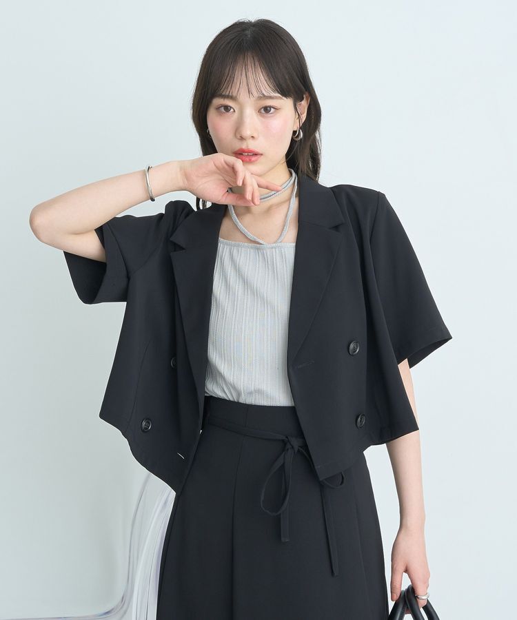 earth music&ecology「ショートテーラードジャケット」|テーラードジャケット|