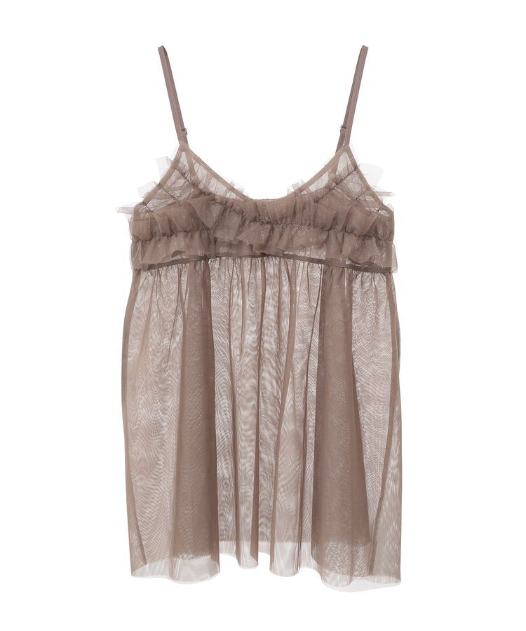 earth music&ecology「SET2点チュールビスチェ＋シアープルオーバー」|Tシャツ・カットソー|