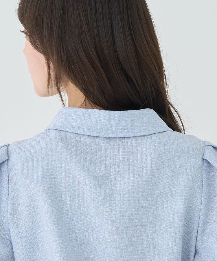 earth music&ecology「サマーツイードシャツジャケット」|シャツ・ブラウス|