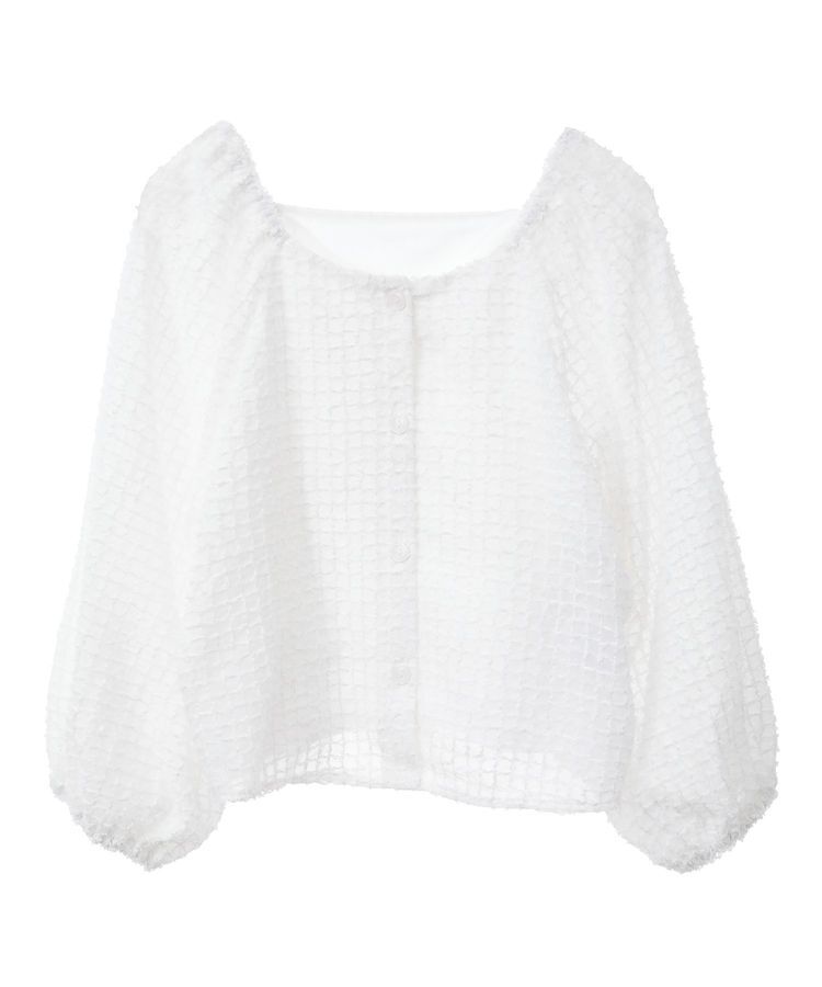 earth music&ecology「前後2wayミニフリンジブラウス」|シャツ・ブラウス|