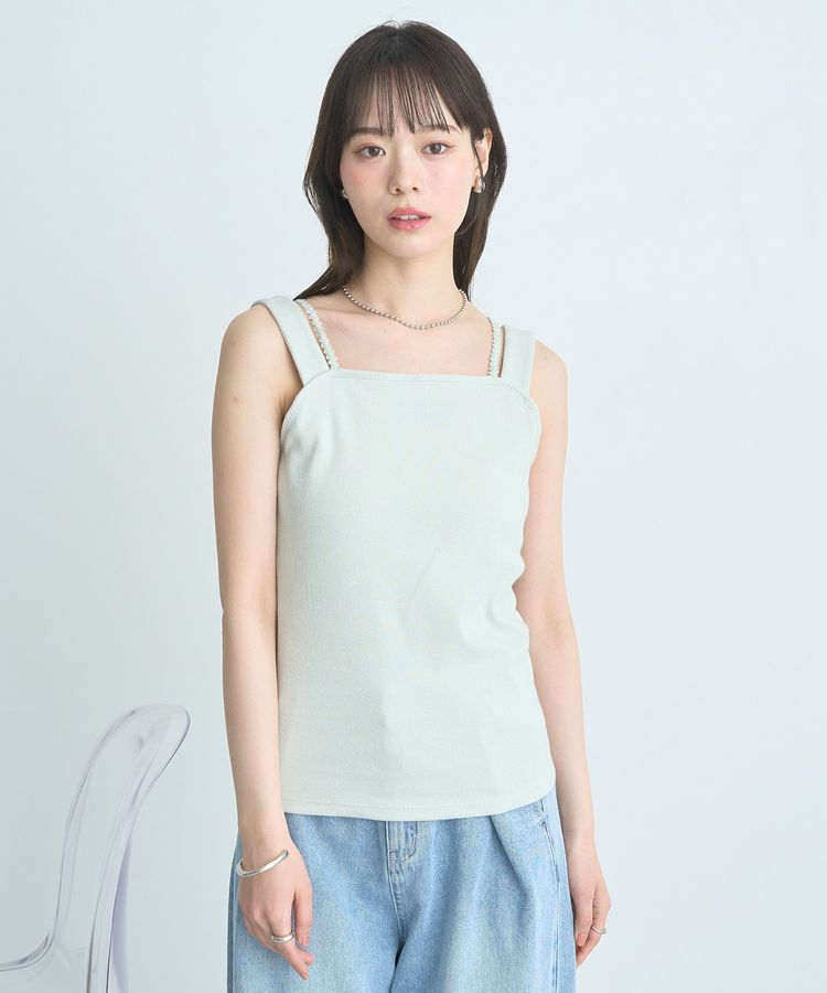 earth music&ecology「ホルターレースキャミソール」|キャミソール|