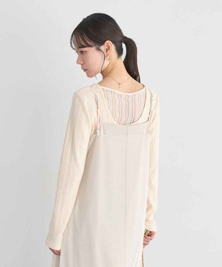 earth music&ecology「SET2点チュール＆キャミワンピース」|ワンピース|