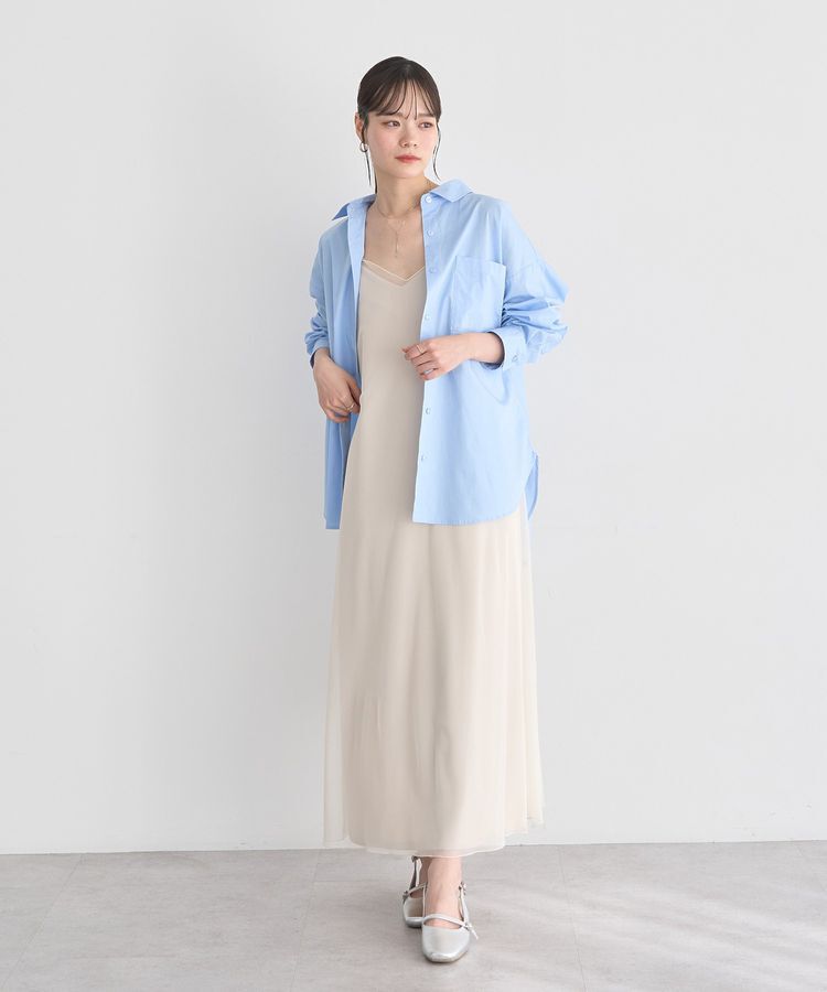 earth music&ecology「SET2点チュール＆キャミワンピース」|ワンピース|