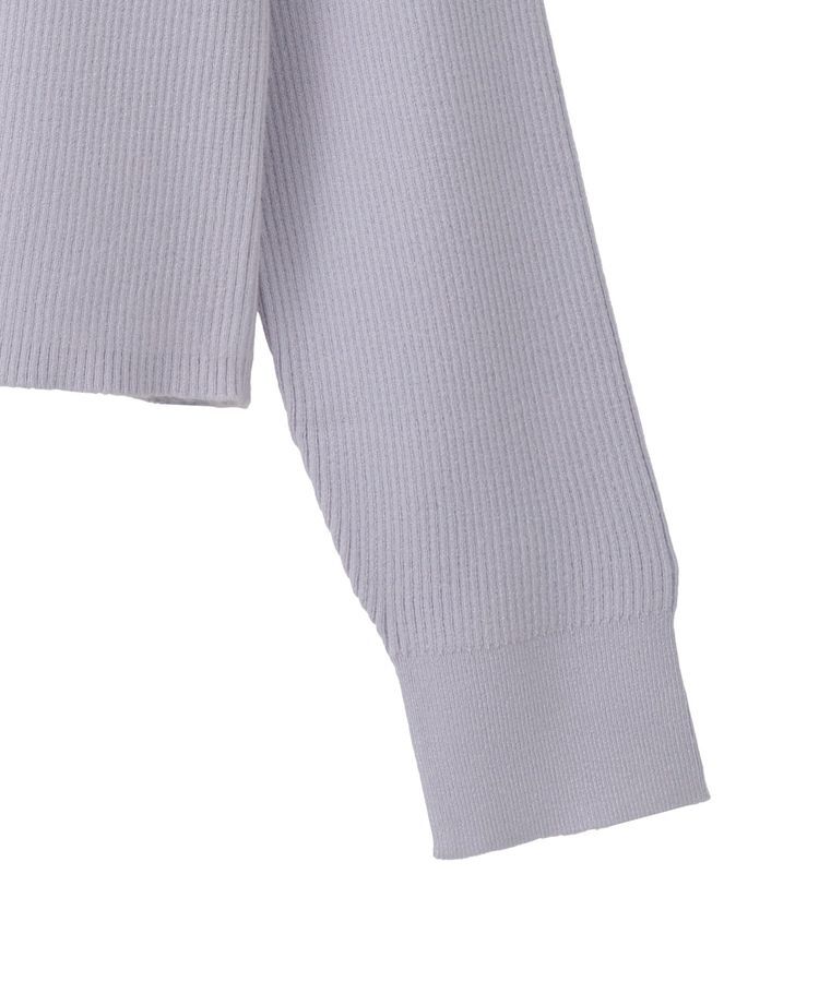 AMERICAN HOLIC「バイパチ襟付き前あきリブプルオーバー＜静電気軽減＞」|ニット・セーター|