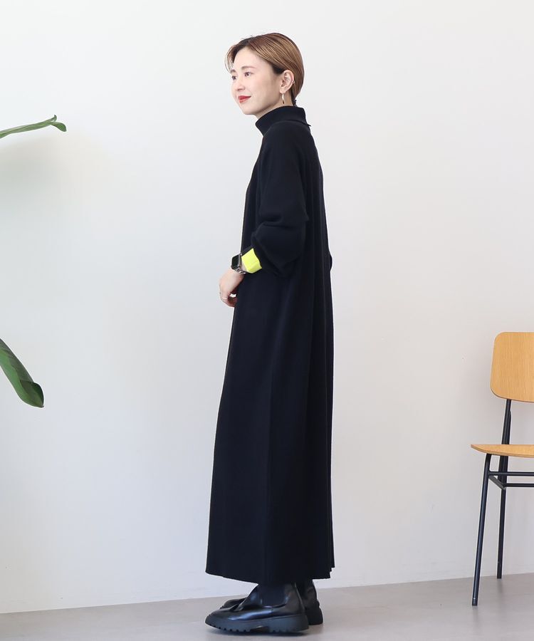 AMERICAN HOLIC「バイパチモックネックニットワンピース＜静電気軽減＞」|ワンピース|