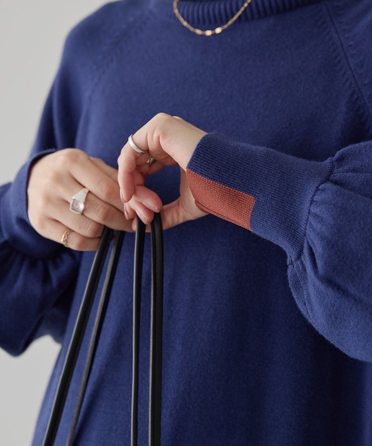 AMERICAN HOLIC「バイパチモックネックニットワンピース＜静電気軽減＞」|ワンピース|