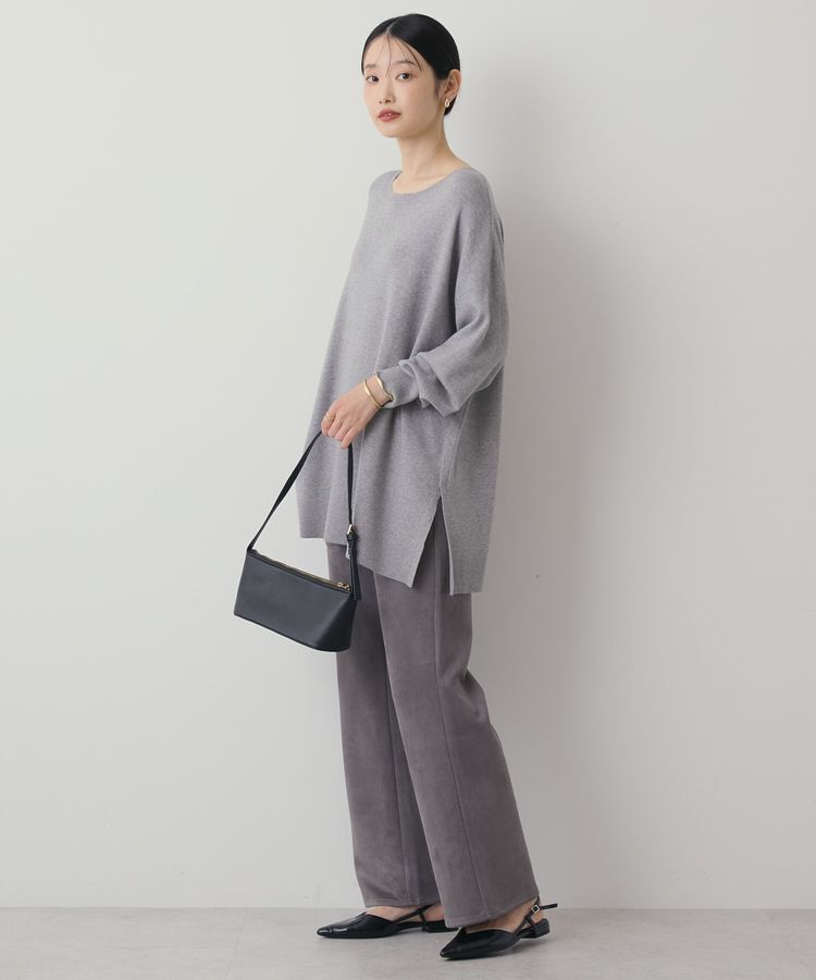 AMERICAN HOLIC「バイパチロングニットプルオーバー/チュニック＜静電気軽減＞」|ニット・セーター|