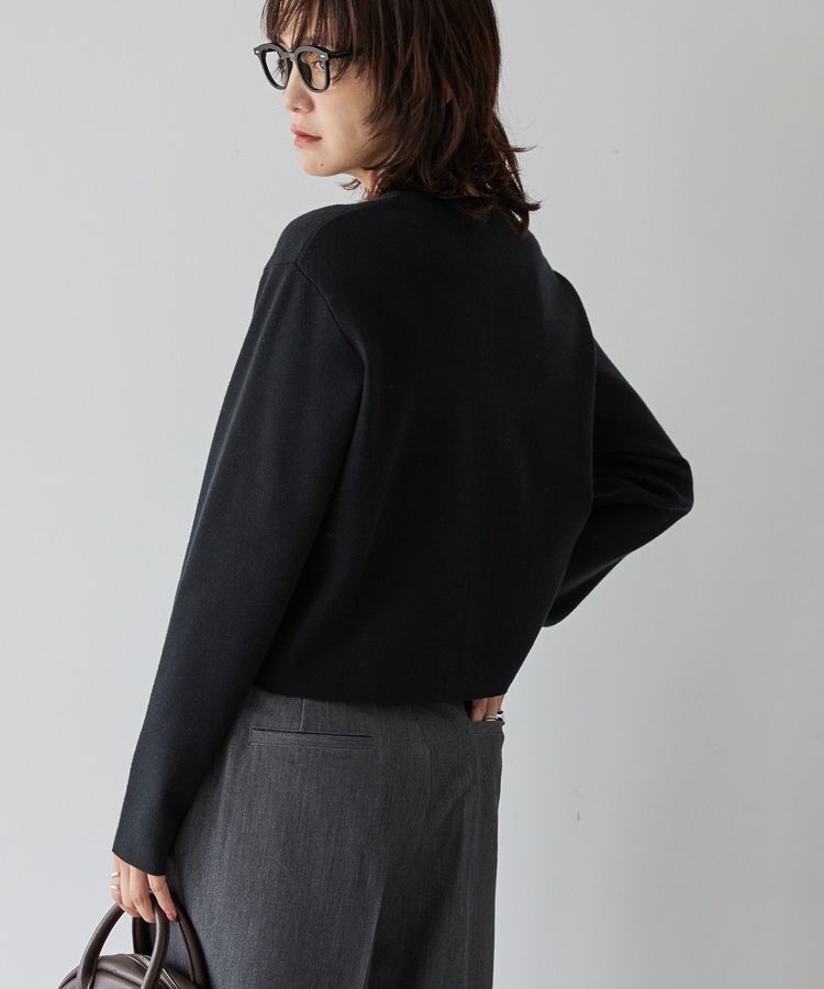 AMERICAN HOLIC「バイパチリングドットニットカーディガン＜静電気軽減＞」|カーディガン|