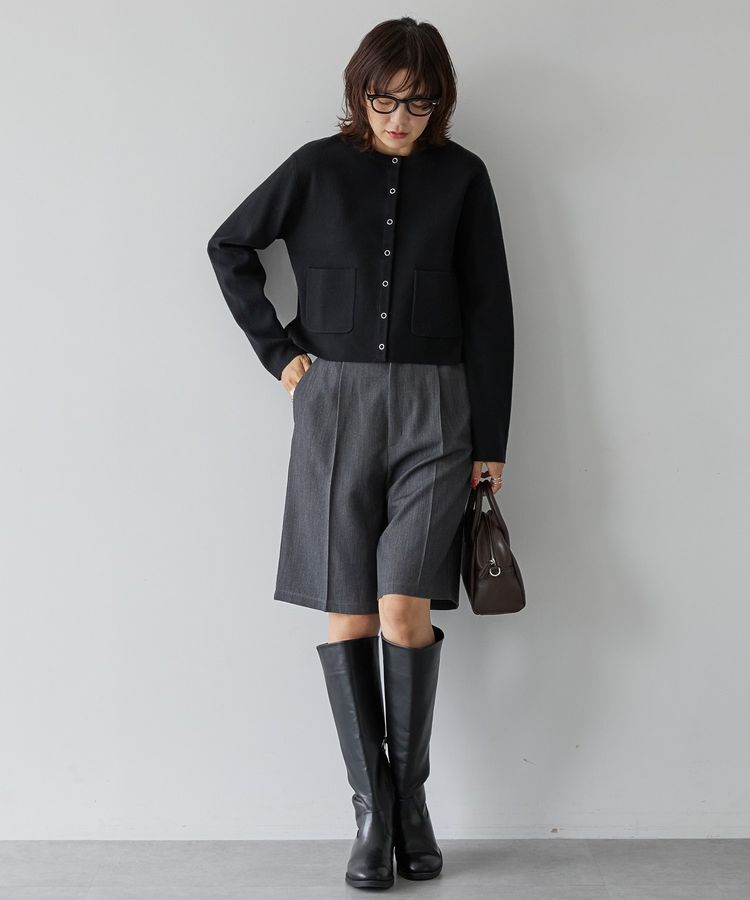 AMERICAN HOLIC「バイパチリングドットニットカーディガン＜静電気軽減＞」|カーディガン|