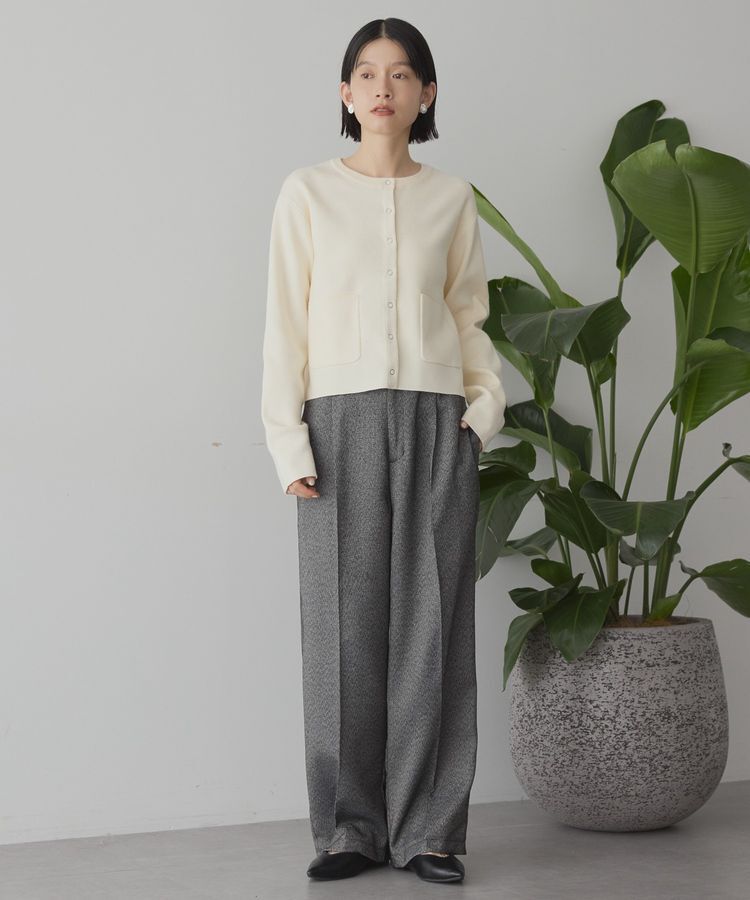 AMERICAN HOLIC「バイパチリングドットニットカーディガン＜静電気軽減＞」|カーディガン|