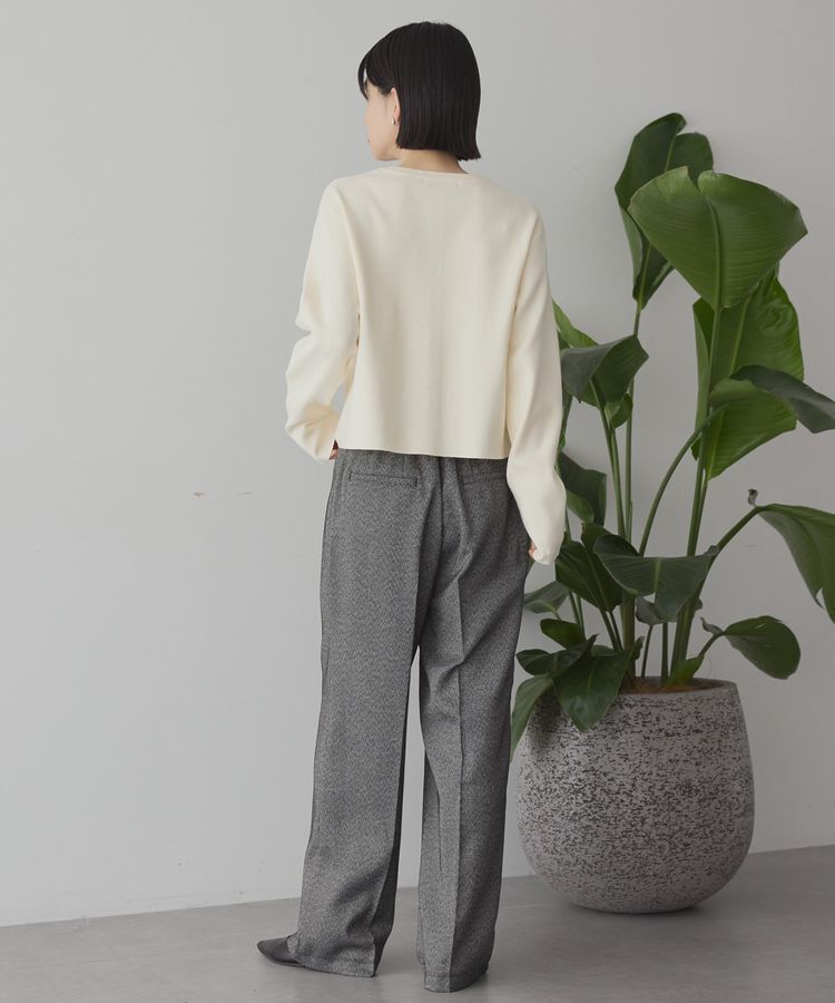 AMERICAN HOLIC「バイパチリングドットニットカーディガン＜静電気軽減＞」|カーディガン|