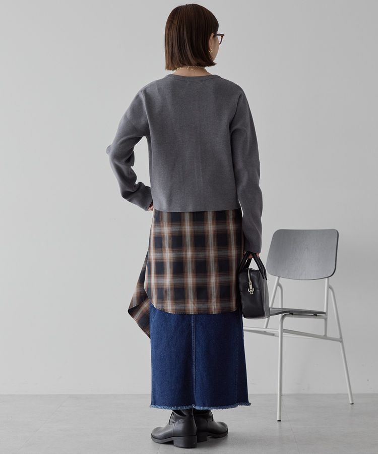 AMERICAN HOLIC「バイパチリングドットニットカーディガン＜静電気軽減＞」|カーディガン|