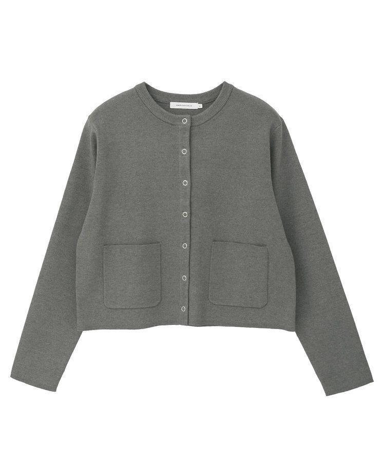 AMERICAN HOLIC「バイパチリングドットニットカーディガン＜静電気軽減＞」|カーディガン|