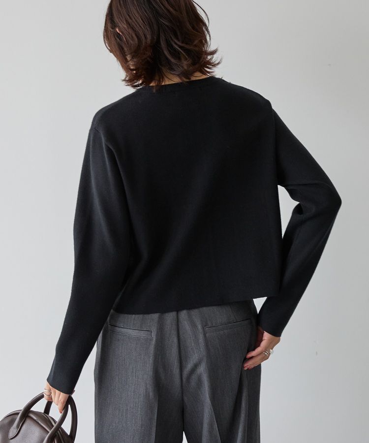 AMERICAN HOLIC「バイパチリングドットニットカーディガン＜静電気軽減＞」|カーディガン|