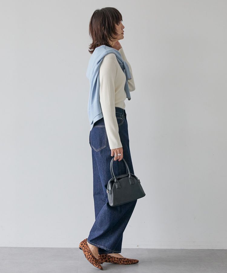 AMERICAN HOLIC「バイパチリブモックネックニットプルオーバー＜静電気軽減＞」|ニット・セーター|