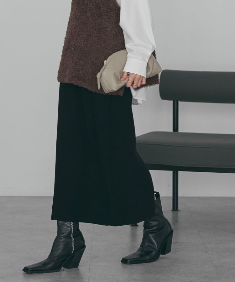 AMERICAN HOLIC「バイパチリブニットタイトスカート＜静電気軽減＞」|スカート|Black