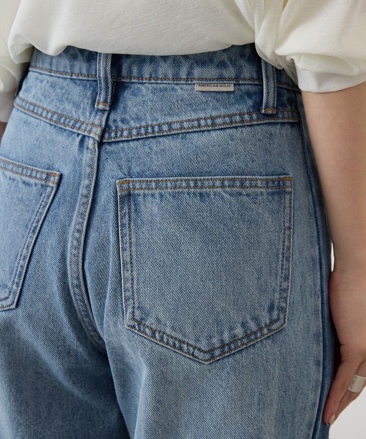 AMERICAN HOLIC「バギーデニムパンツ」|デニム|