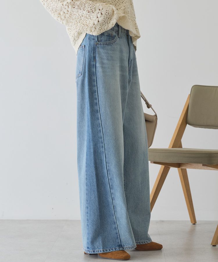 AMERICAN HOLIC「バギーデニムパンツ」|デニム|