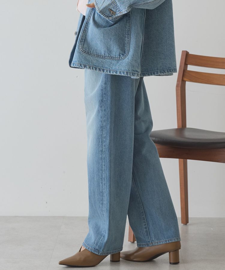 AMERICAN HOLIC「ルーズストレートデニムパンツ」|デニム|