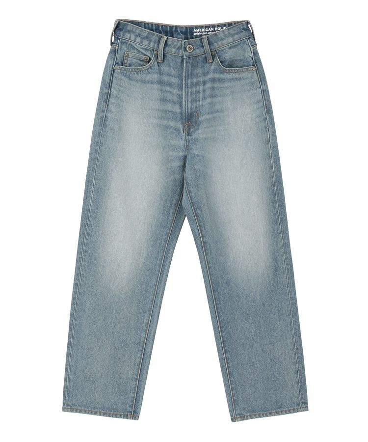 AMERICAN HOLIC「ルーズストレートデニムパンツ」|デニム|