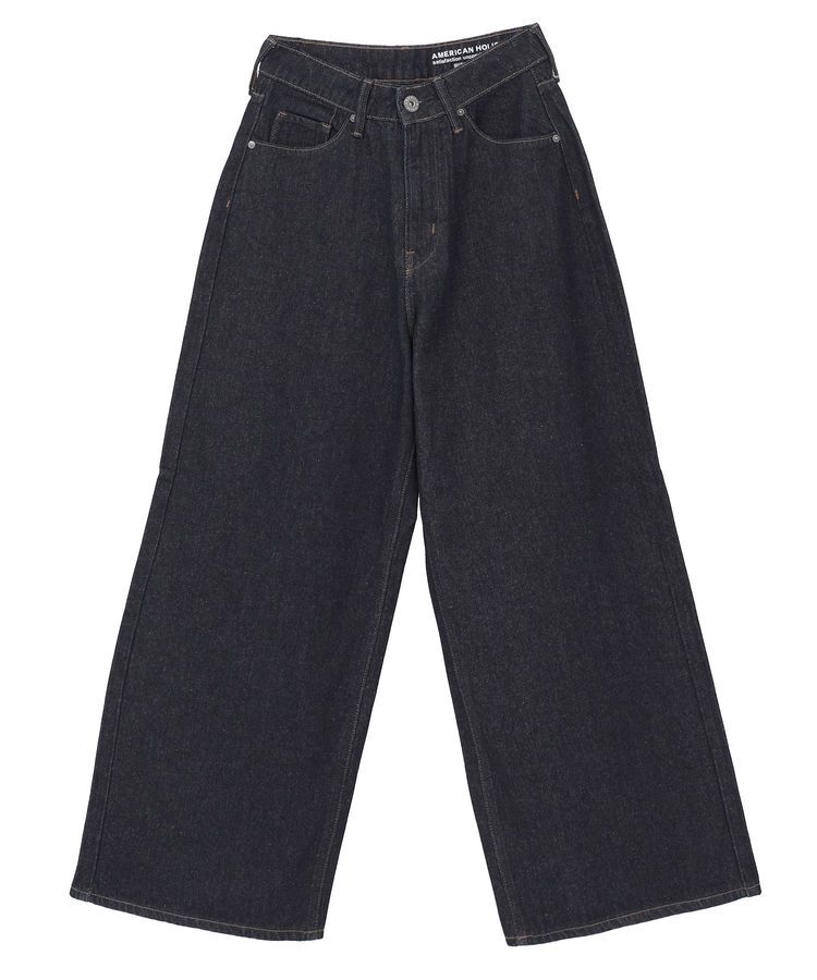 AMERICAN HOLIC「ワイドデニムパンツ」|デニム|