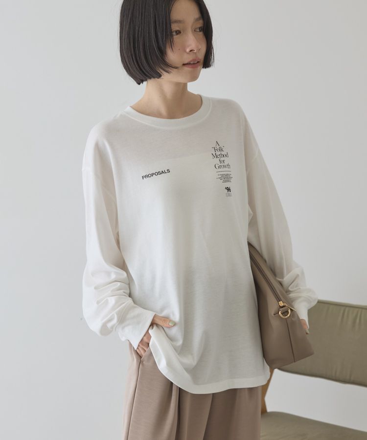 AMERICAN HOLIC「BACK PHOTOプリントロンT」|Tシャツ・カットソー|