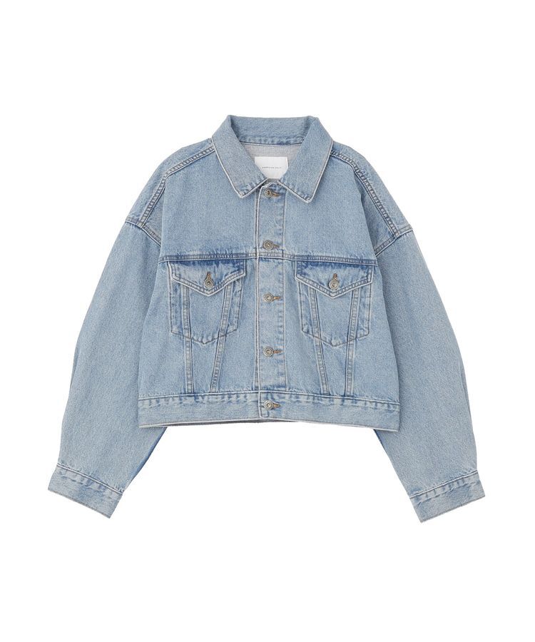 AMERICAN HOLIC「ショート丈デニムジャケット」|テーラードジャケット|