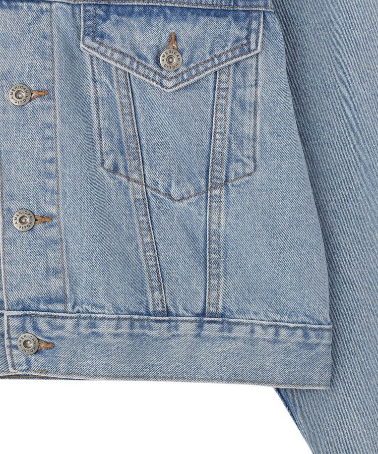 AMERICAN HOLIC「ショート丈デニムジャケット」|テーラードジャケット|