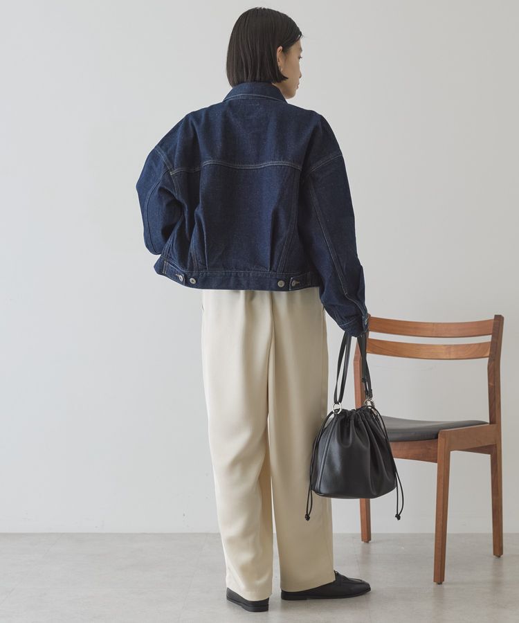 AMERICAN HOLIC「ショート丈デニムジャケット」|テーラードジャケット|