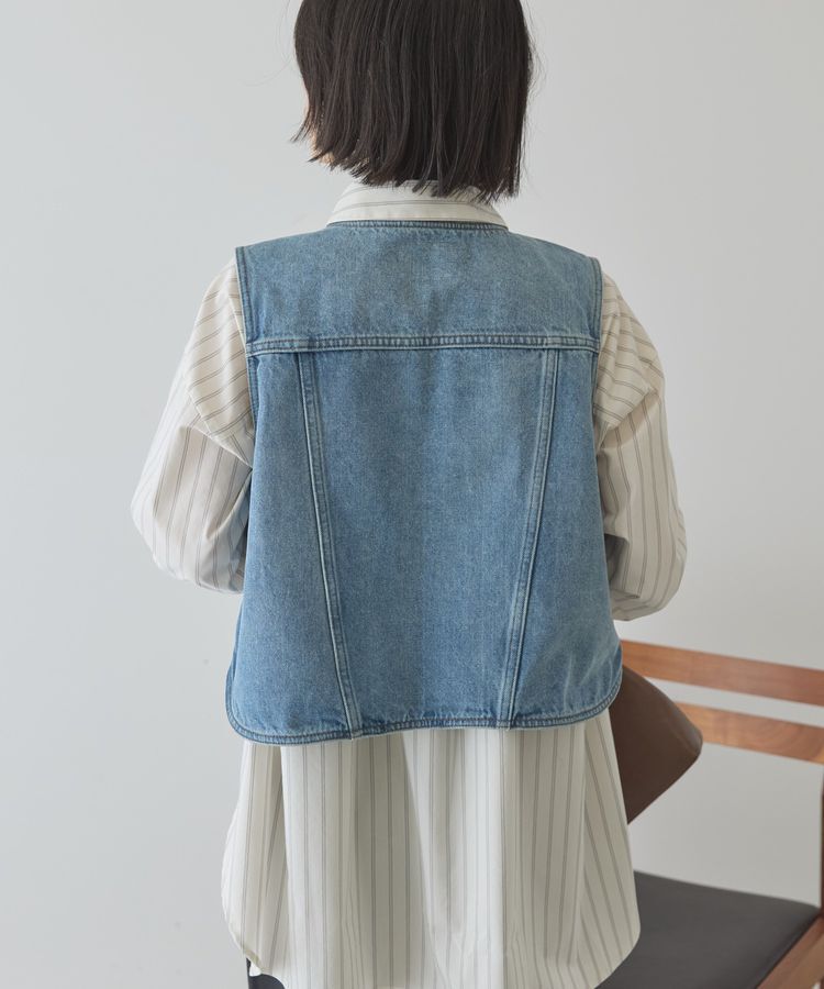 AMERICAN HOLIC「ショート丈デニムベスト」|その他|