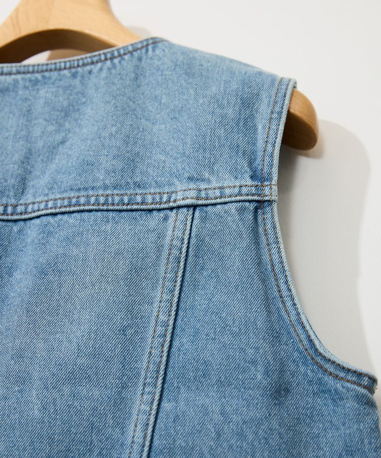 AMERICAN HOLIC「ショート丈デニムベスト」|その他|