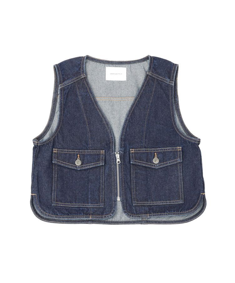 AMERICAN HOLIC「ショート丈デニムベスト」|その他|