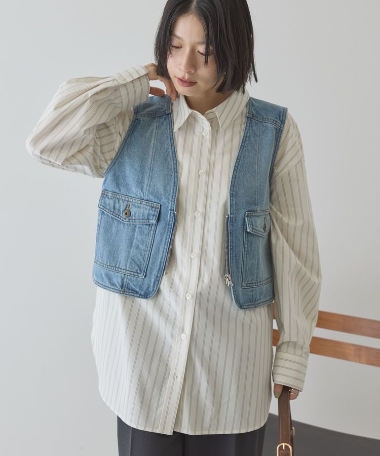 AMERICAN HOLIC「ショート丈デニムベスト」|その他|