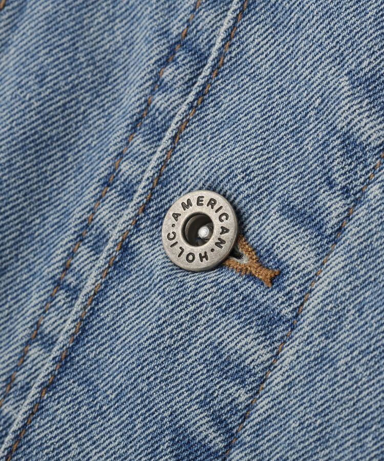 AMERICAN HOLIC「ロング丈デニムジャケット」|テーラードジャケット|