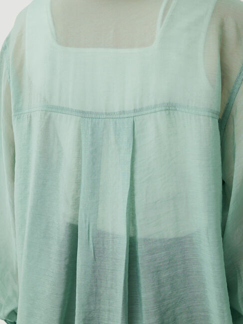 Green Parks「・ELENCARE　DUE　シアーシャツチュニック」|チュニック|