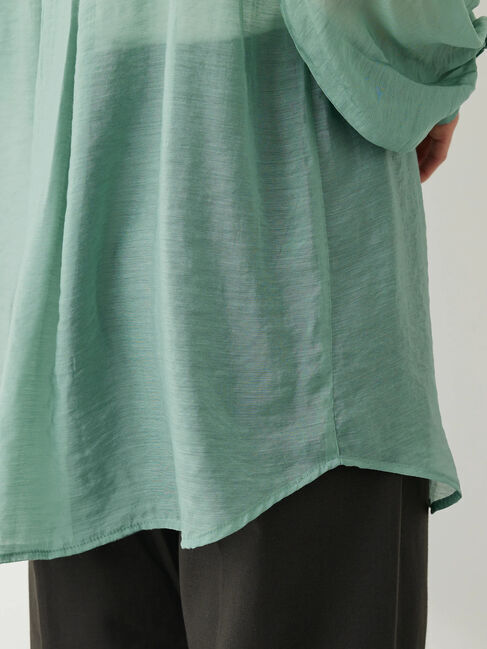 Green Parks「・ELENCARE　DUE　シアーシャツチュニック」|チュニック|