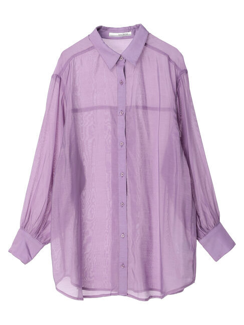 Green Parks「・ELENCARE　DUE　シアーシャツチュニック」|チュニック|