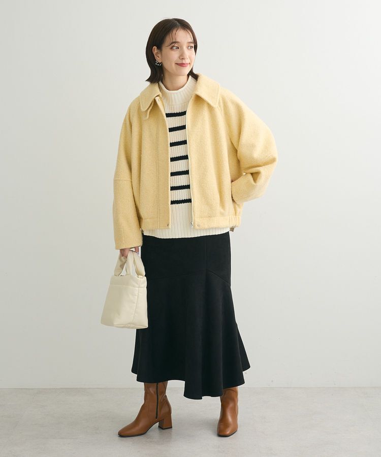 Green Parks「2WAYカラーコクーンブルゾン」|ブルゾン・スタジャン|