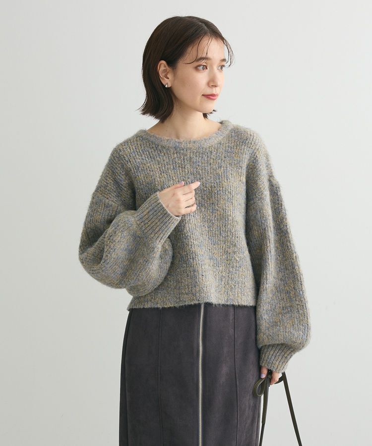 Green Parks「・ELENCARE DUE ミックスシャギーニット」|ニット・セーター|