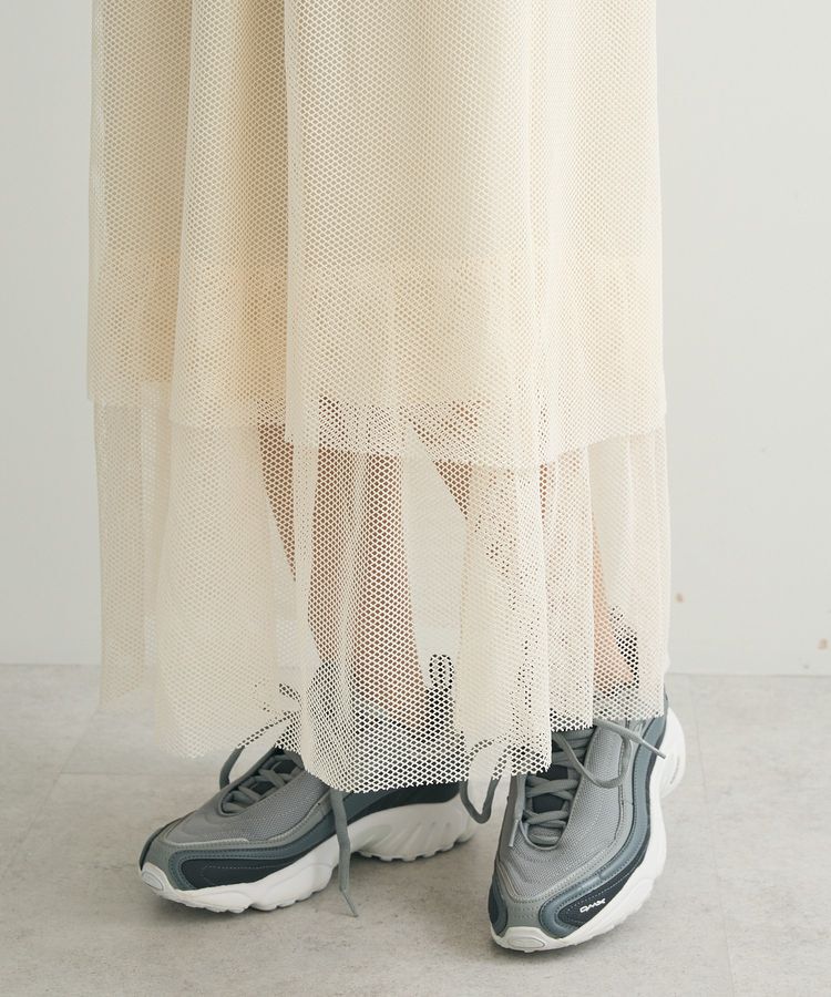 Green Parks「メッシュティアードスカート」|スカート|