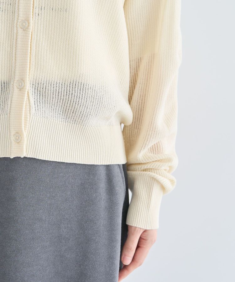 Green Parks「衿つきメッシュニットプルオーバー」|ニット・セーター|