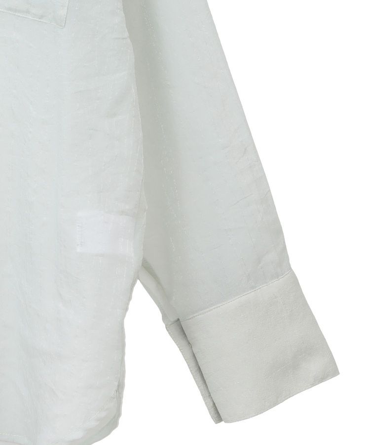 Green Parks「・ELENCARE DUE ラメシアー長袖シャツ」|シャツ・ブラウス|