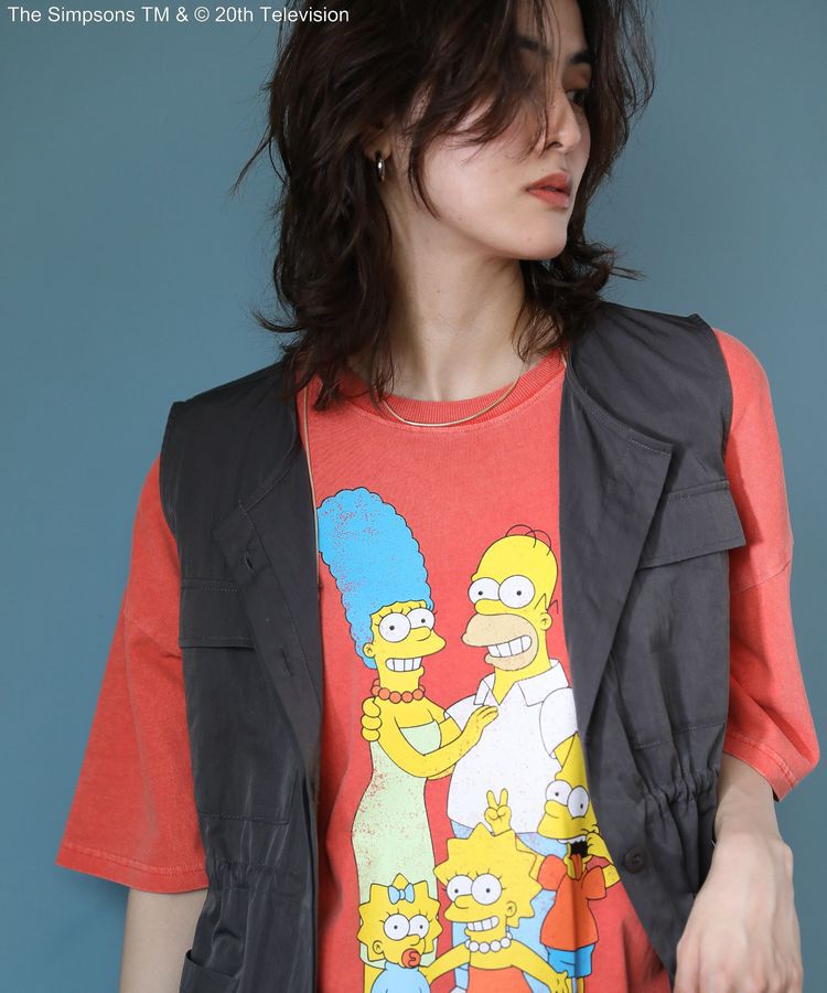 Green Parks「The SimpsonsピグメントプリントTEE」|Tシャツ・カットソー|