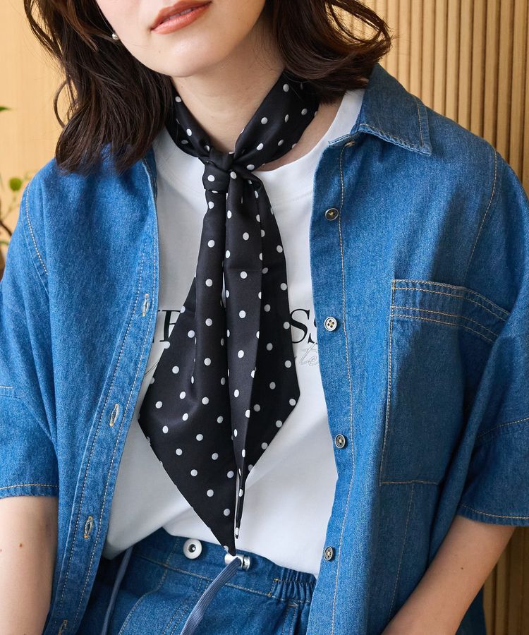 armonia「クールインナーシート付きアイシースカーフ」|バンダナ・スカーフ|Black