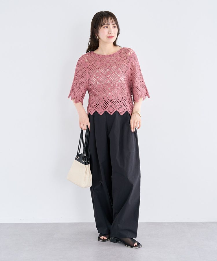 Green Parks「・SUGAR SPOON クロシェプルオーバー」|ニット・セーター|